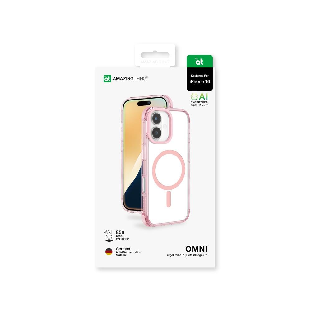 Apple iPhone 16 Kılıf M-safe Şarj Özellikli Amazingthing Omni Serisi Kapak