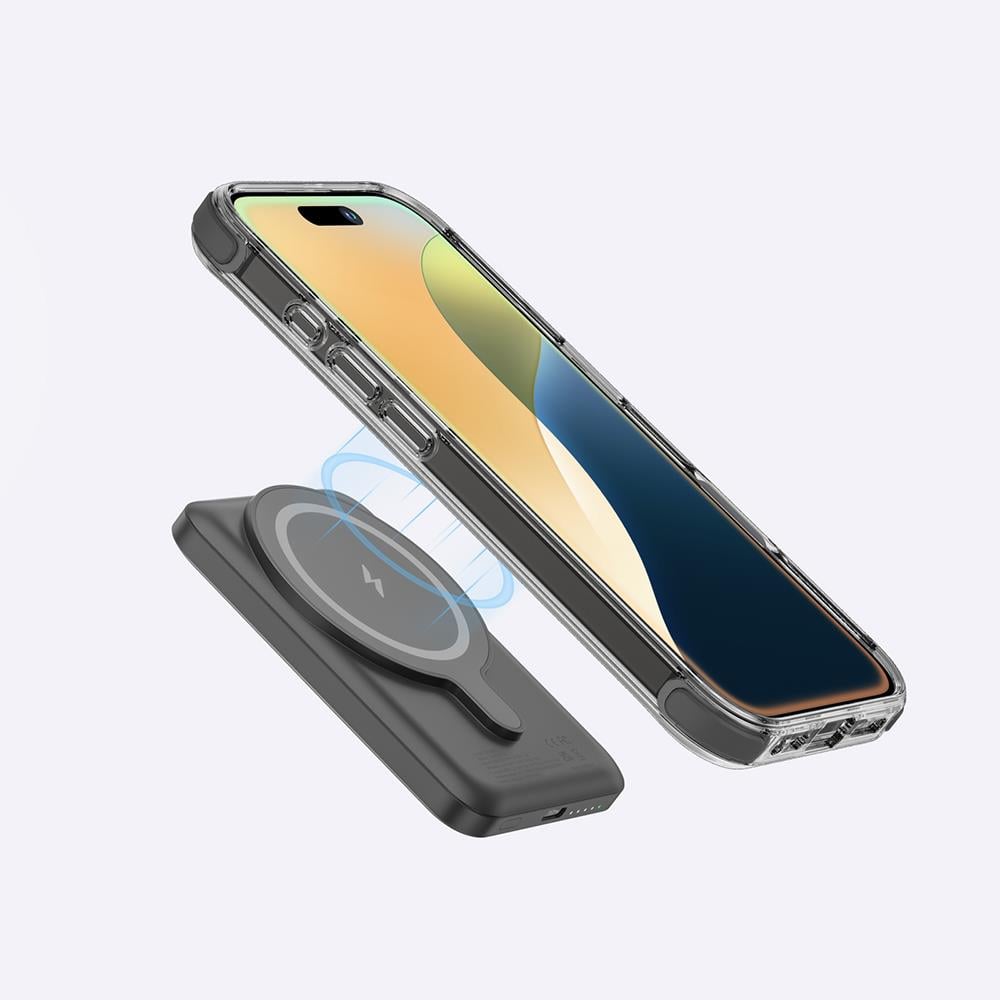 Apple iPhone 16 Kılıf M-safe Şarj Özellikli Standlı Set Amazingthing Omni Adventure Serisi Kapak