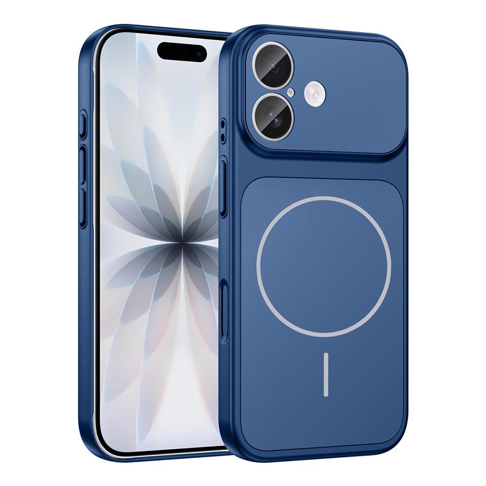 Apple iPhone 16 Kılıf Zore M-Safe Şarj Özellikli Kamera Korumalı Formen Kapak