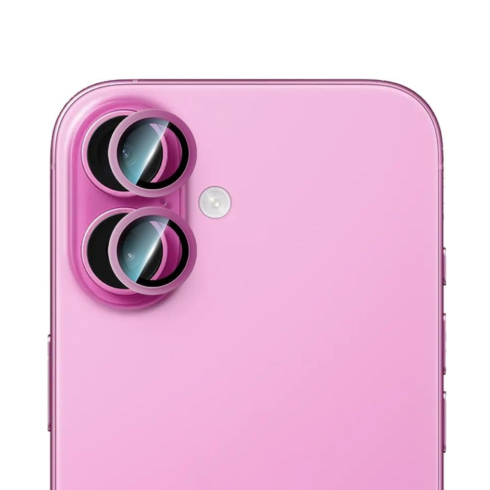 Apple iPhone 16 Plus CaseWorld Alloy Serisi Oleofobik Anti Reflective Kamera Lens Koruyucu
