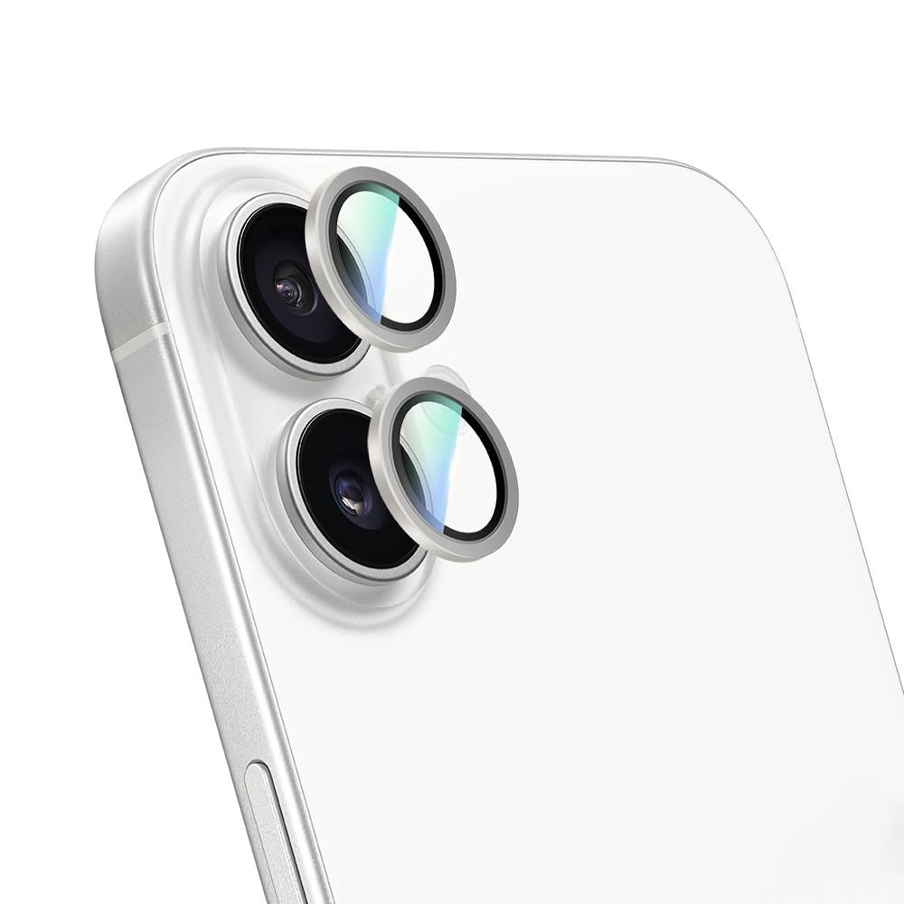 Apple iPhone 16 Plus CaseWorld Alloy Serisi Oleofobik Anti Reflective Kamera Lens Koruyucu