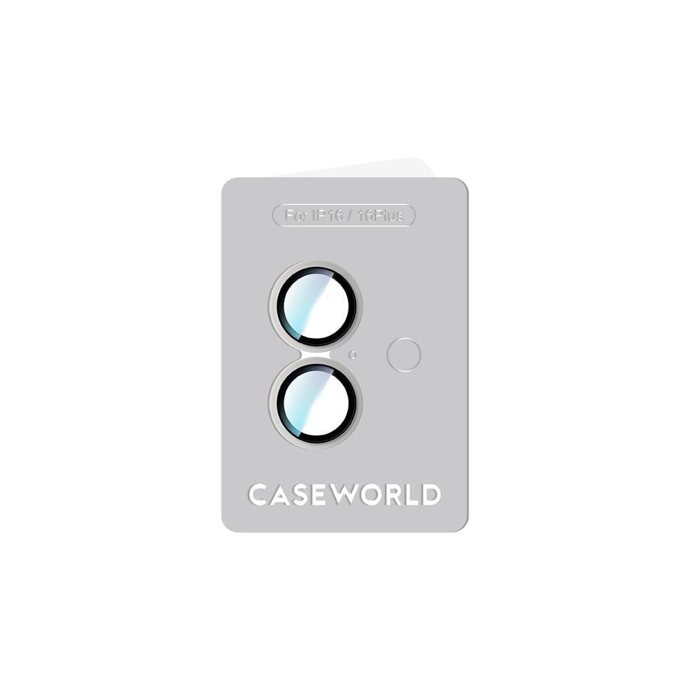 Apple iPhone 16 Plus CaseWorld Alloy Two-Color Serisi Lens Koruyucu