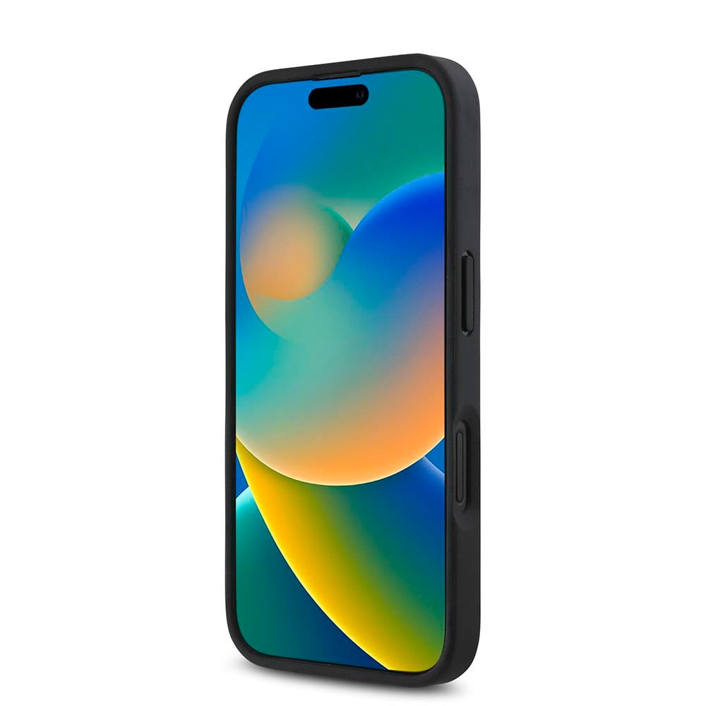 Apple iPhone 16 Plus Kılıf DKNY Orjinal Lisanslı M-safe Şarj Özellikli 3D Yazılı Repeat Pattern Kapak