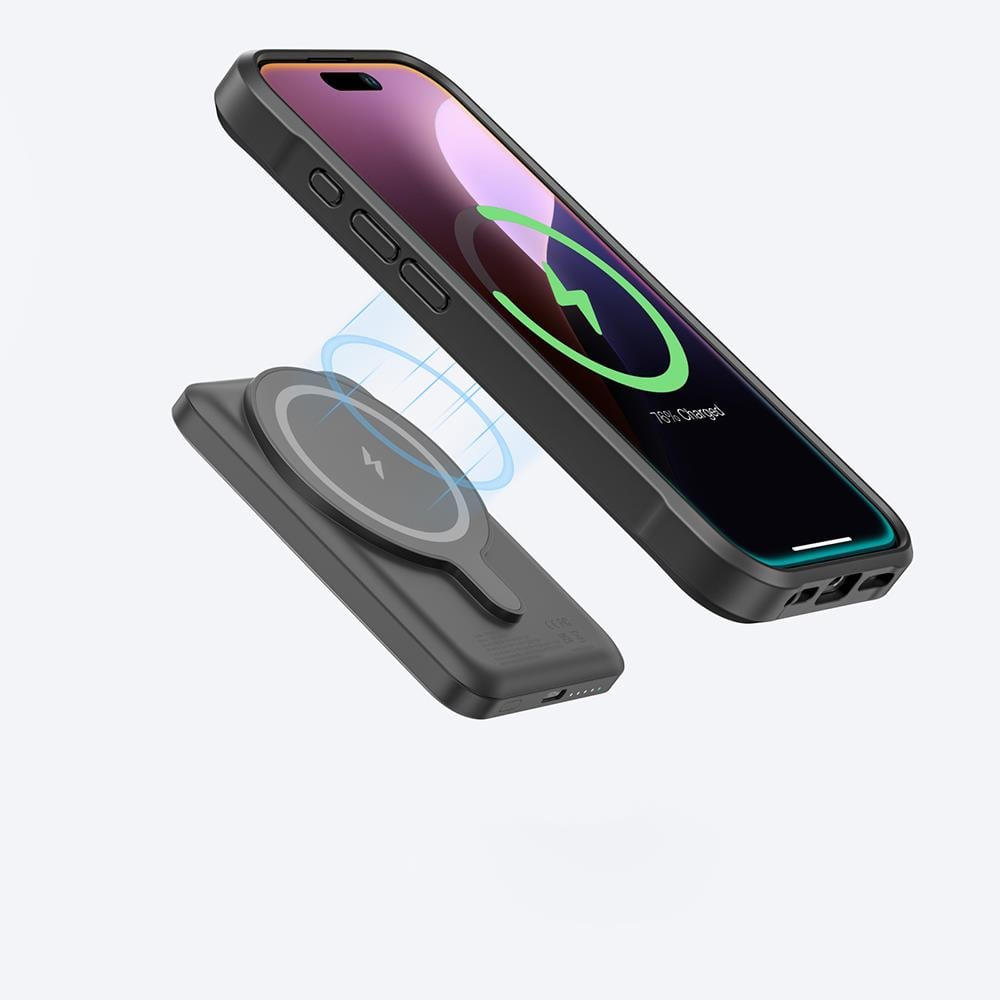 Apple iPhone 16 Plus Kılıf M-safe Şarj Özellikli 1500D Aramid Fiber Amazingthing Titan Max Serisi Kapak