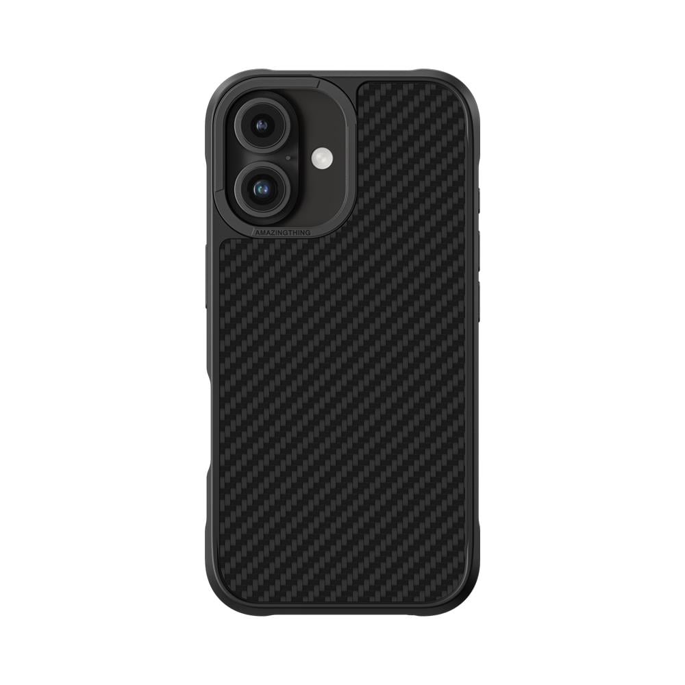 Apple iPhone 16 Plus Kılıf M-safe Şarj Özellikli 1500D Aramid Fiber Amazingthing Titan Max Serisi Kapak