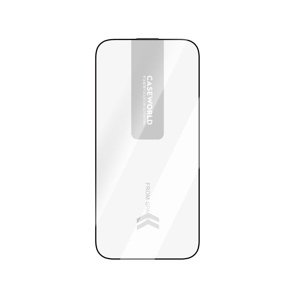 Apple iPhone 16 Pro CaseWorld Ultra-Thin Serisi TMQ 0.15mm HD 3D Cam Ekran Koruyucu + Uygulama Aparatlı