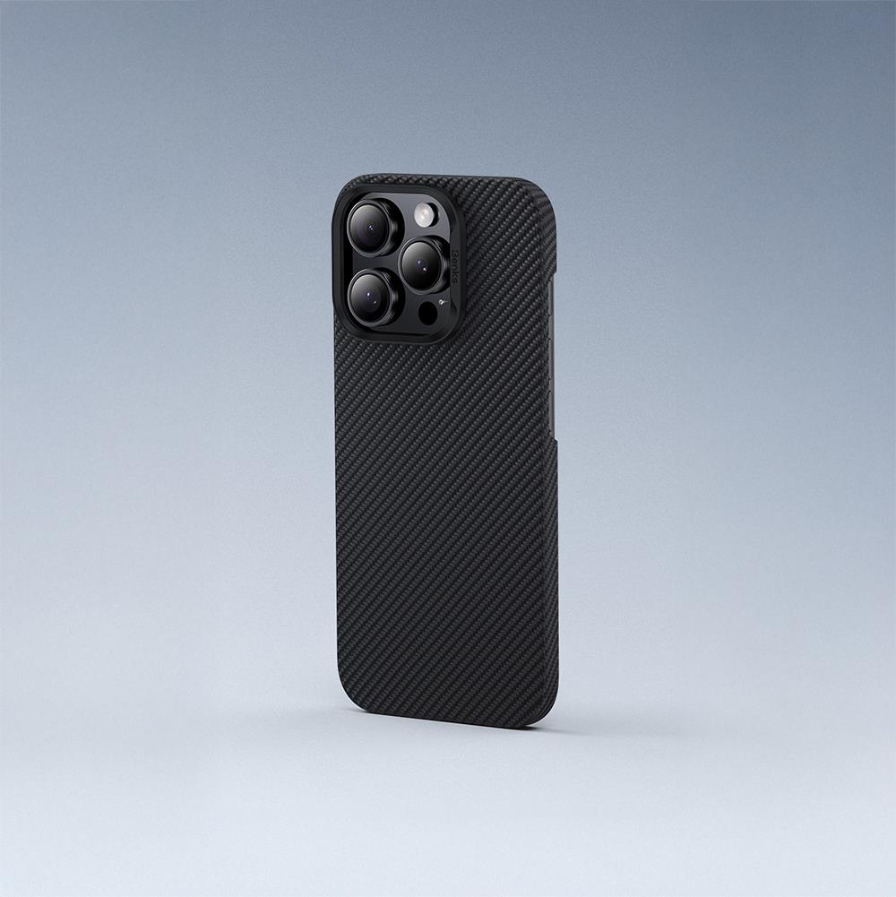 Apple iPhone 16 Pro Kılıf Benks M-safe Şarj Özellikli Metal Kamera Çerçeveli Magnetik ArmorAir 600D Kevlar Fiber Kapak