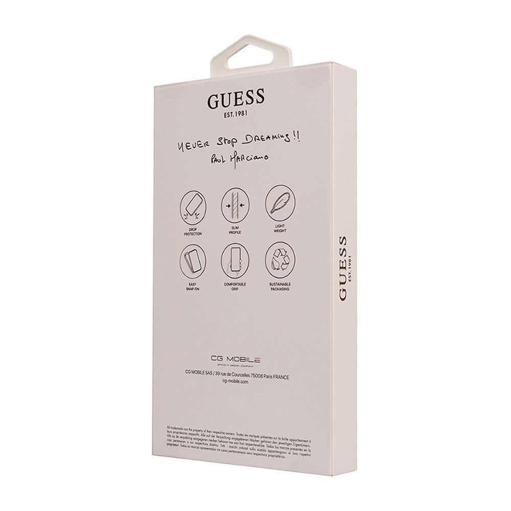 Apple iPhone 16 Pro Kılıf Guess Orjinal Lisanslı M-safe Şarj Özellikli Small 4G Classic Kapak