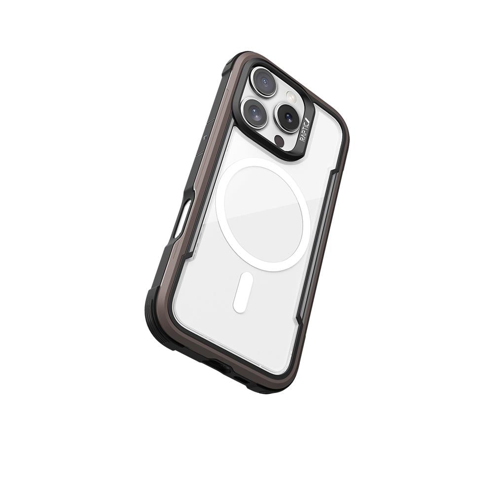 Apple iPhone 16 Pro Kılıf M-safe Şarj Özellikli Airbagli Raptic Shield Serisi Şeffaf Arka Yüzey Kapak