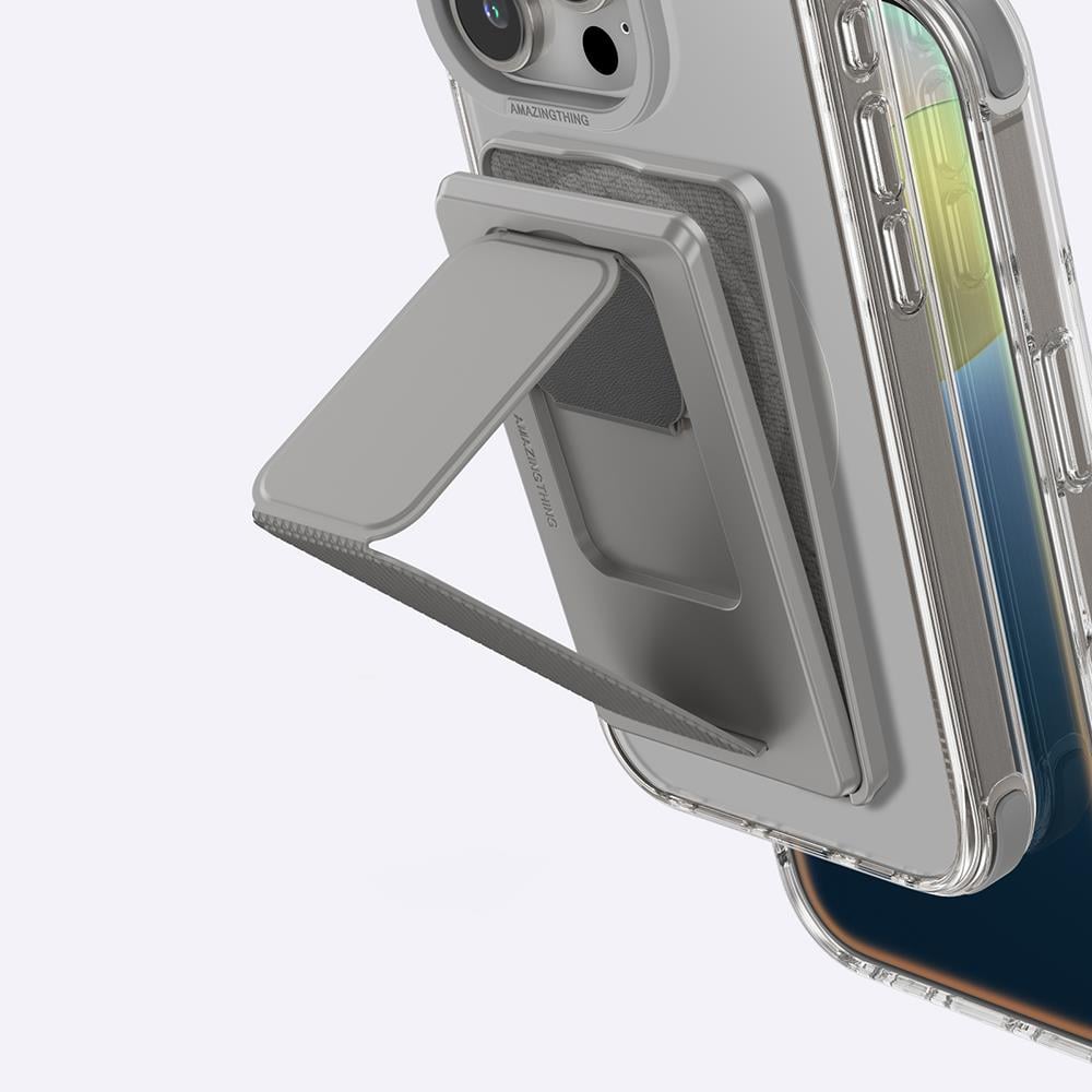 Apple iPhone 16 Pro Kılıf M-safe Şarj Özellikli Standlı Set Amazingthing Omni Adventure Serisi Kapak
