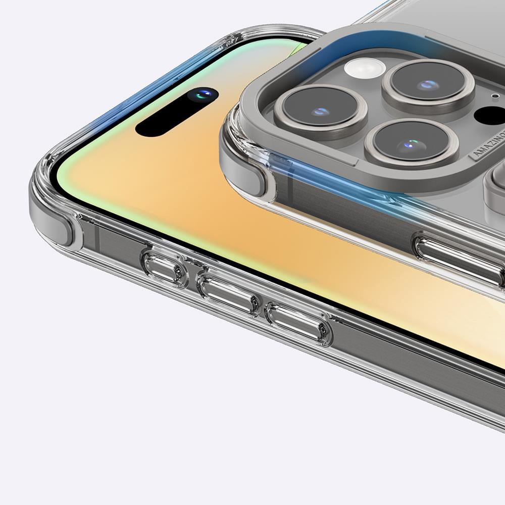 Apple iPhone 16 Pro Kılıf M-safe Şarj Özellikli Standlı Set Amazingthing Omni Adventure Serisi Kapak