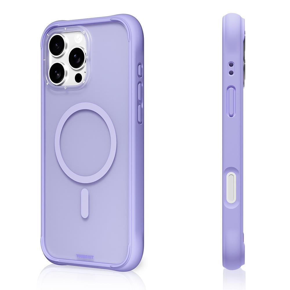 Apple iPhone 16 Pro Kılıf M-safe Şarj Özellikli Youngkit Macaroon Serisi Kapak