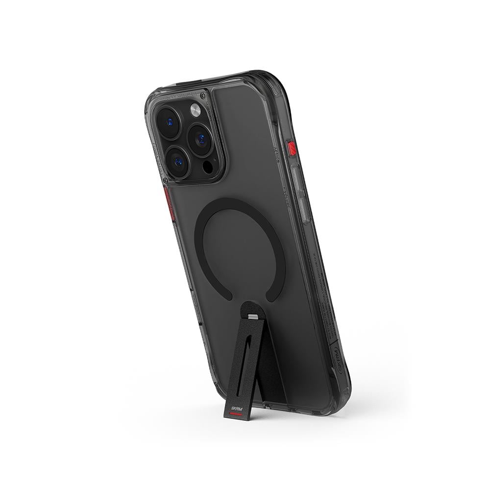 Apple iPhone 16 Pro Kılıf M-safe Şarj Özellikli 360 Derece Dönebilen Standlı Skinarma Helix Kapak