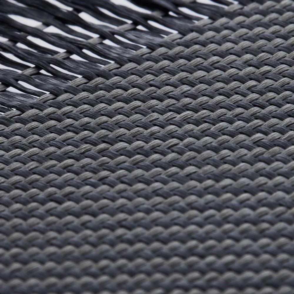 Apple iPhone 16 Pro Kılıf M-safe Şarj Özellikli 600D Aramid Fiber Pitaka Ultra-Slim Classic Serisi Black-Grey Twill Kapak