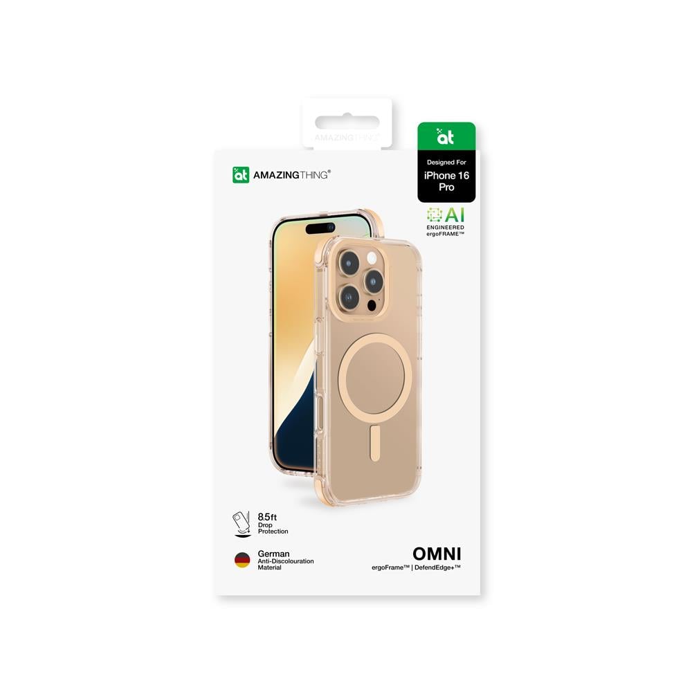 Apple iPhone 16 Pro Kılıf M-safe Şarj Özellikli Amazingthing Omni Serisi Kapak
