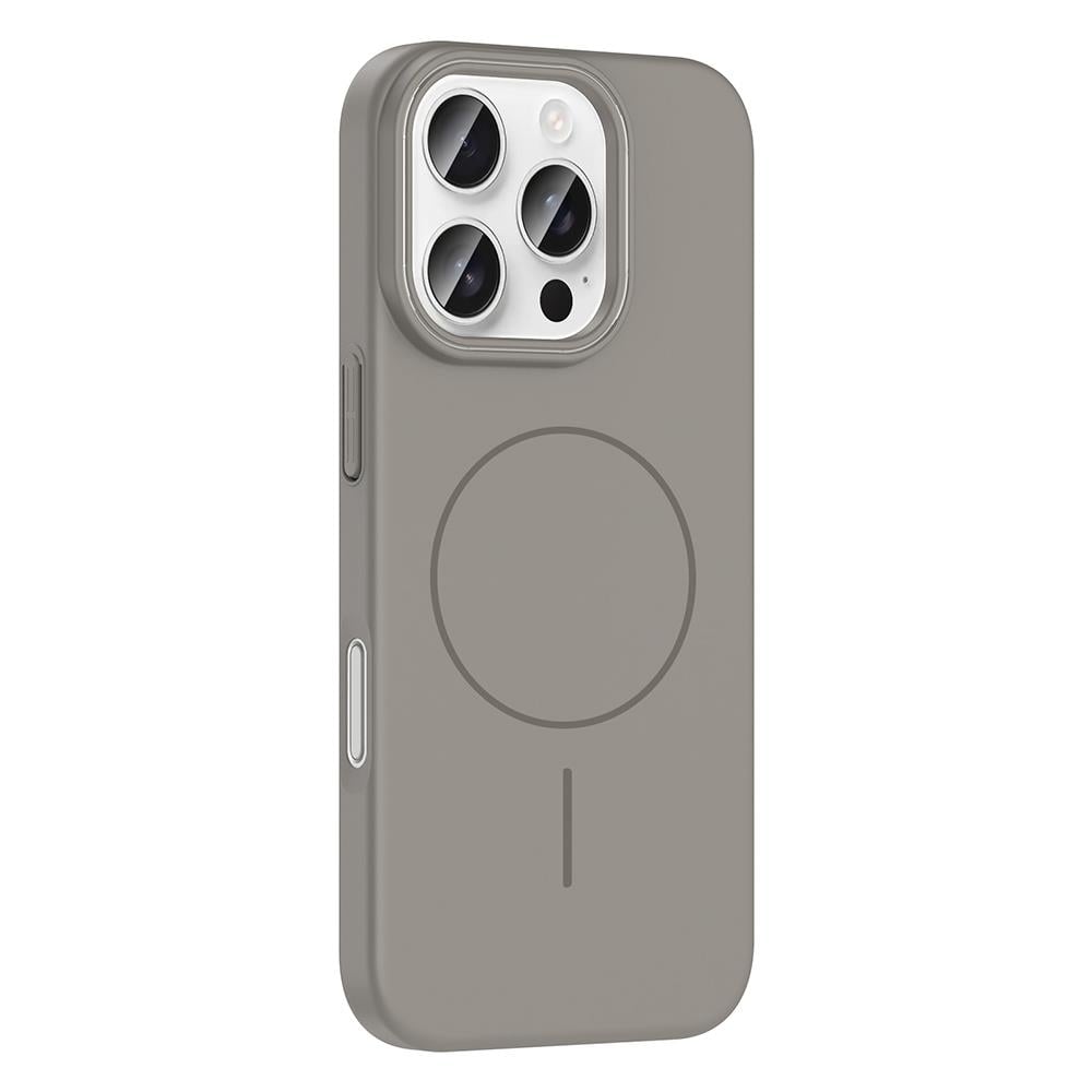 Apple iPhone 16 Pro Kılıf M-safe Şarj Özellikli Zore Ruby Sert Kapak