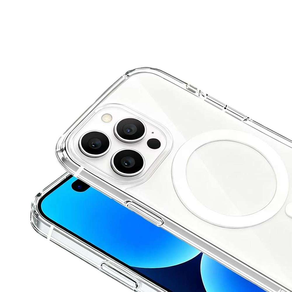 Apple iPhone 16 Pro Kılıf Zore Wireless Şarj Özellikli Şeffaf Orjin Kapak