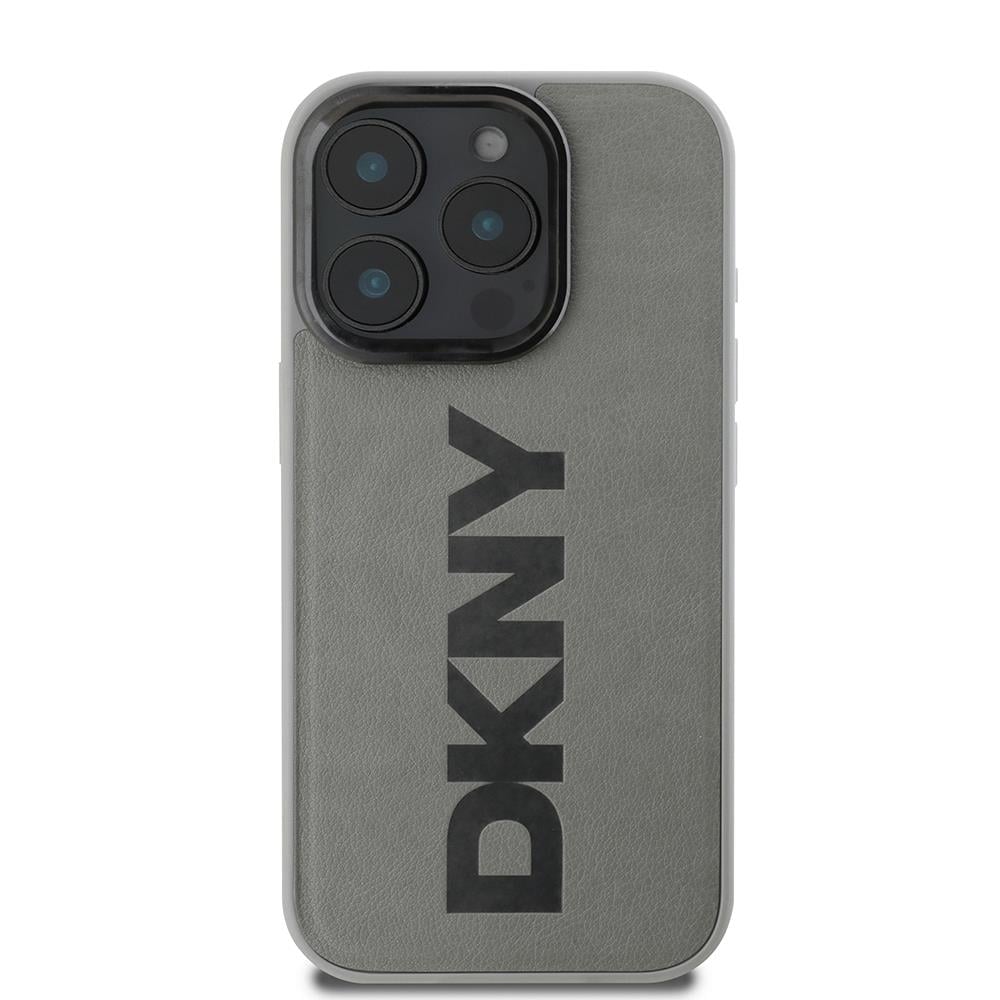 Apple iPhone 16 Pro Max Kılıf DKNY Orjinal Lisanslı M-safe Şarj Özellikli PU Deri Plain Kapak