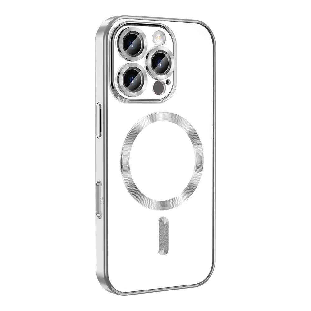 Apple iPhone 16 Pro Max Kılıf Kamera Korumalı M-safe Wireless Şarj Özellikli Zore Demre Kapak