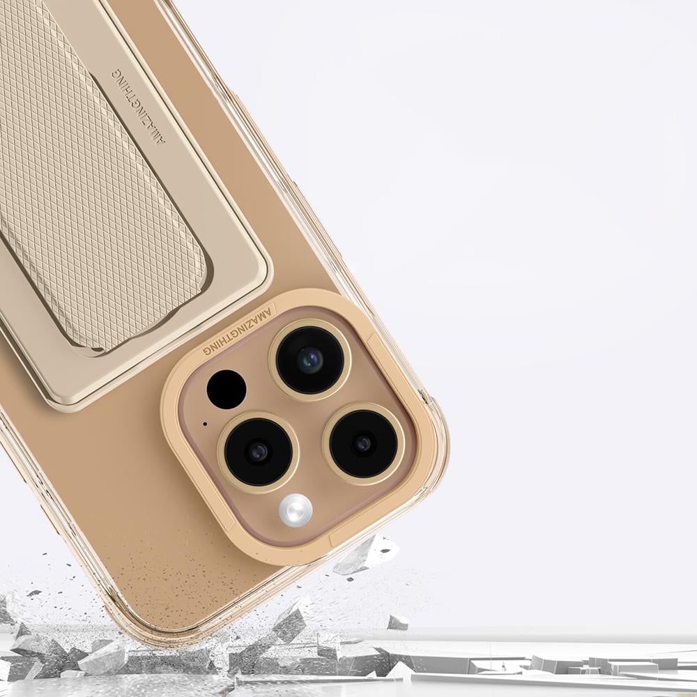 Apple iPhone 16 Pro Max Kılıf M-safe Şarj Özellikli Standlı Set Amazingthing Omni Adventure Serisi Kapak