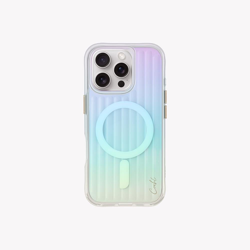 Apple iPhone 16 Pro Max Kılıf M-safe Şarj Özellikli Renk Geçişli Askı Aparatlı Coehl Linear Kapak
