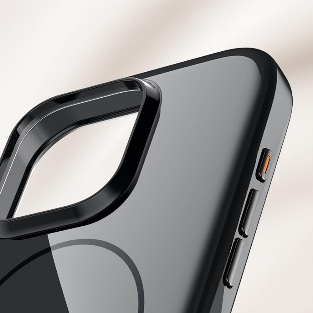 Apple iPhone 16 Pro Max Kılıf M-safe Şarj Özellikli Aramid Fiber Pitaka Tactile Woven Sunset-Moonrise Serisi Sunset Kapak