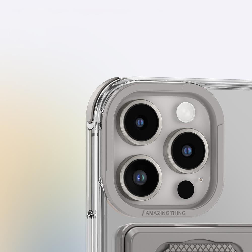 Apple iPhone 16 Pro Max Kılıf M-safe Şarj Özellikli Standlı Set Amazingthing Omni Adventure Serisi Kapak