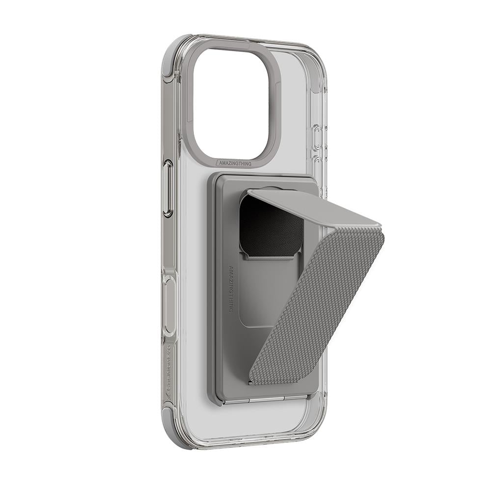 Apple iPhone 16 Pro Max Kılıf M-safe Şarj Özellikli Standlı Set Amazingthing Omni Adventure Serisi Kapak