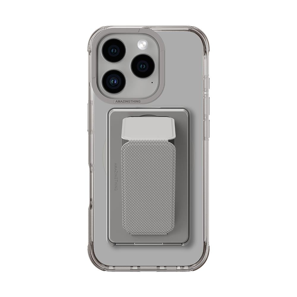 Apple iPhone 16 Pro Max Kılıf M-safe Şarj Özellikli Standlı Set Amazingthing Omni Adventure Serisi Kapak