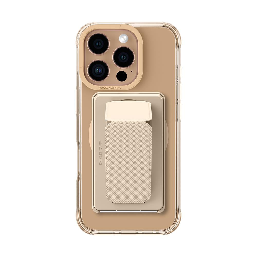 Apple iPhone 16 Pro Max Kılıf M-safe Şarj Özellikli Standlı Set Amazingthing Omni Adventure Serisi Kapak
