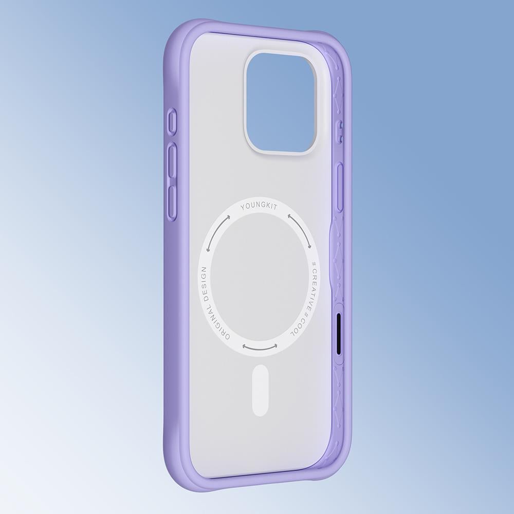 Apple iPhone 16 Pro Max Kılıf M-safe Şarj Özellikli Youngkit Macaroon Serisi Kapak
