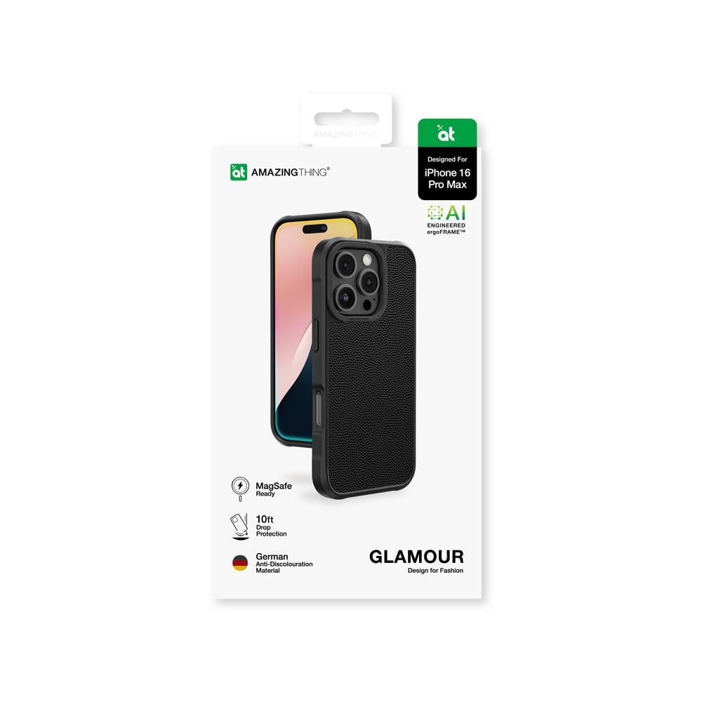Apple iPhone 16 Pro Max Kılıf M-safe Şarj Özellikli Amazingthing Glamour Serisi Kapak