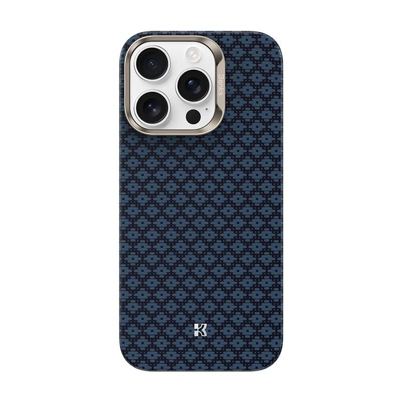 Apple iPhone 16 Pro Max Kılıf M-Safe Şarj Özellikli Benks ArmorAir ArmorGrid Serisi Kevlar Kapak