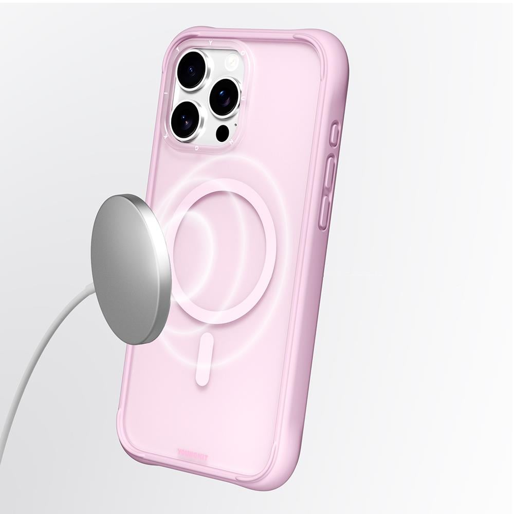 Apple iPhone 16 Pro Max Kılıf M-safe Şarj Özellikli Youngkit Macaroon Serisi Kapak