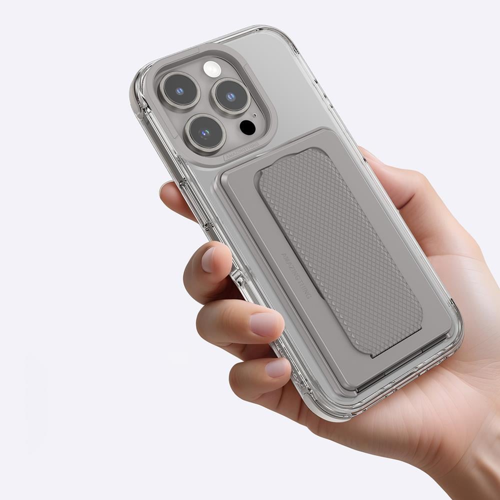 Apple iPhone 16 Pro Max Kılıf M-safe Şarj Özellikli Standlı Set Amazingthing Omni Adventure Serisi Kapak