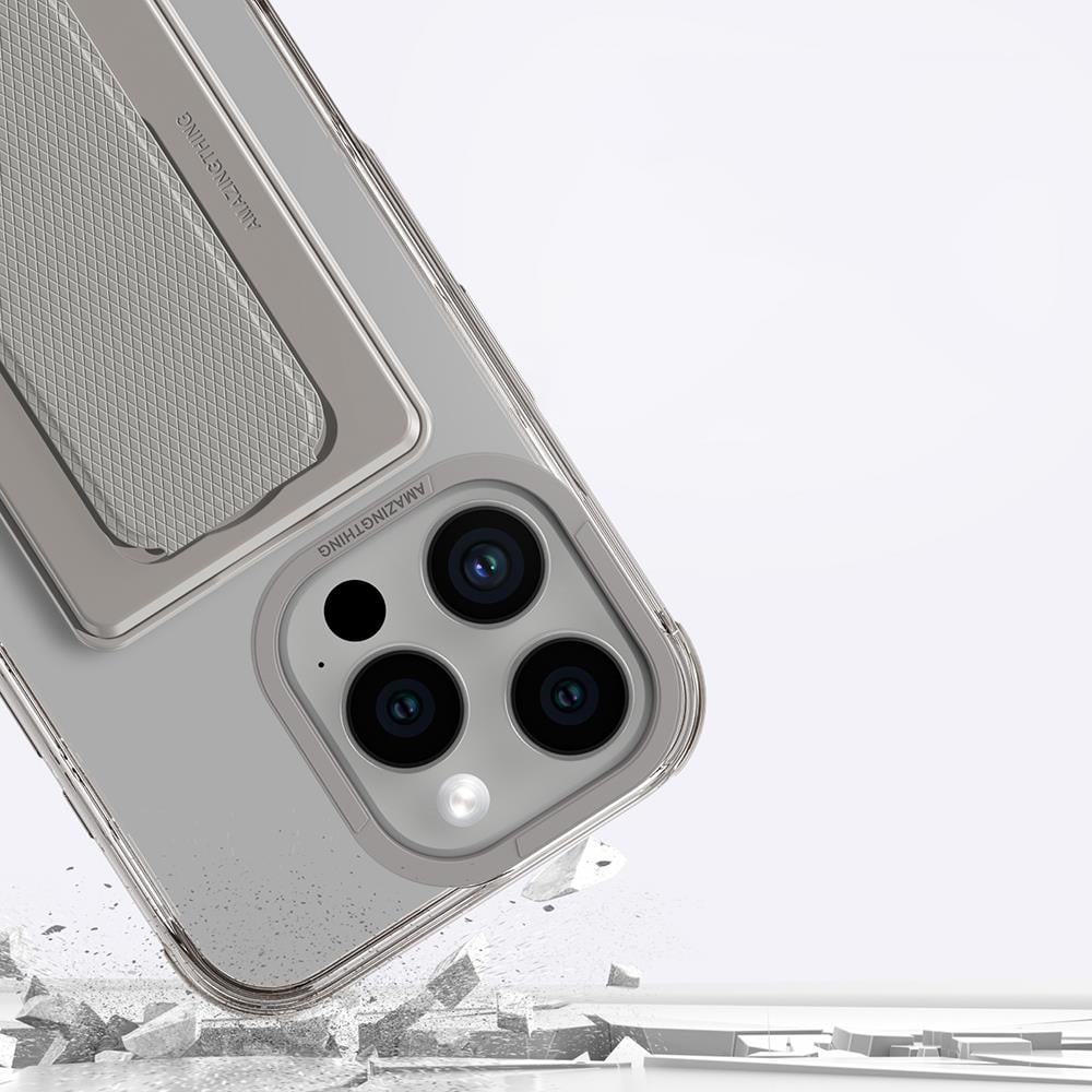 Apple iPhone 16 Pro Max Kılıf M-safe Şarj Özellikli Standlı Set Amazingthing Omni Adventure Serisi Kapak