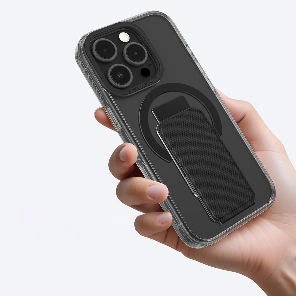 Apple iPhone 16 Pro Max Kılıf M-safe Şarj Özellikli Standlı Amazingthing Titan Pro Plus Kapak