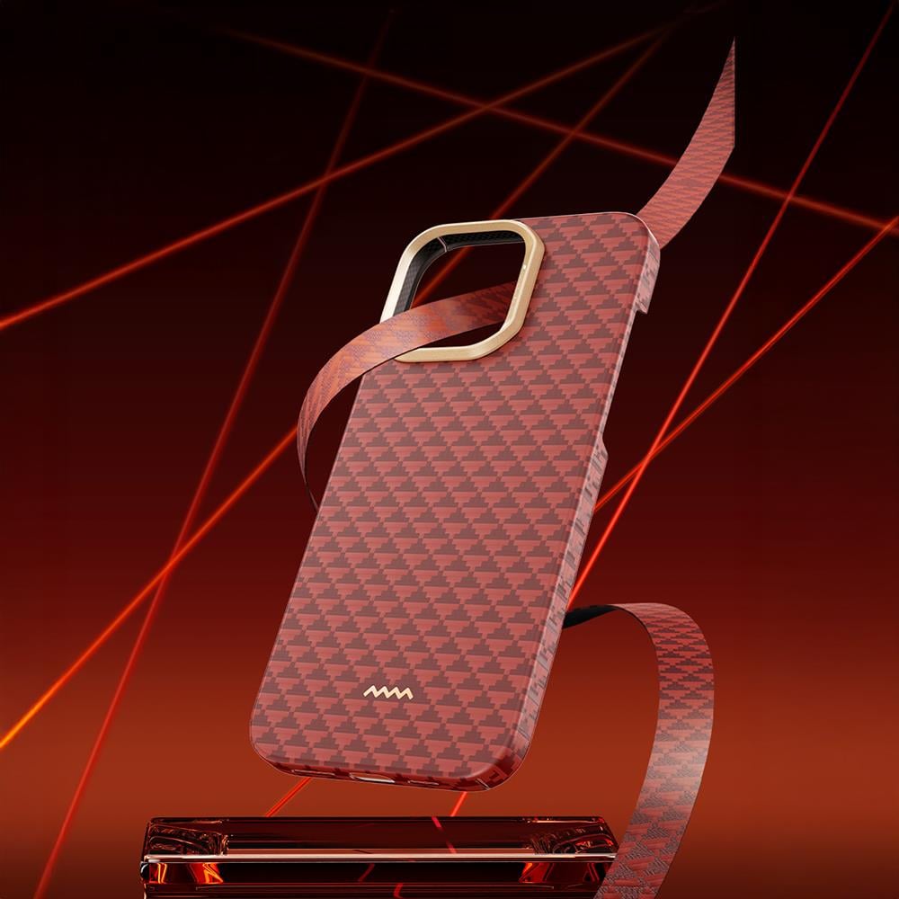 Apple iPhone 16 Pro Max Kılıf M-safe Şarj Özellikli Raptic Aramid Skin Origin Serisi Kapak