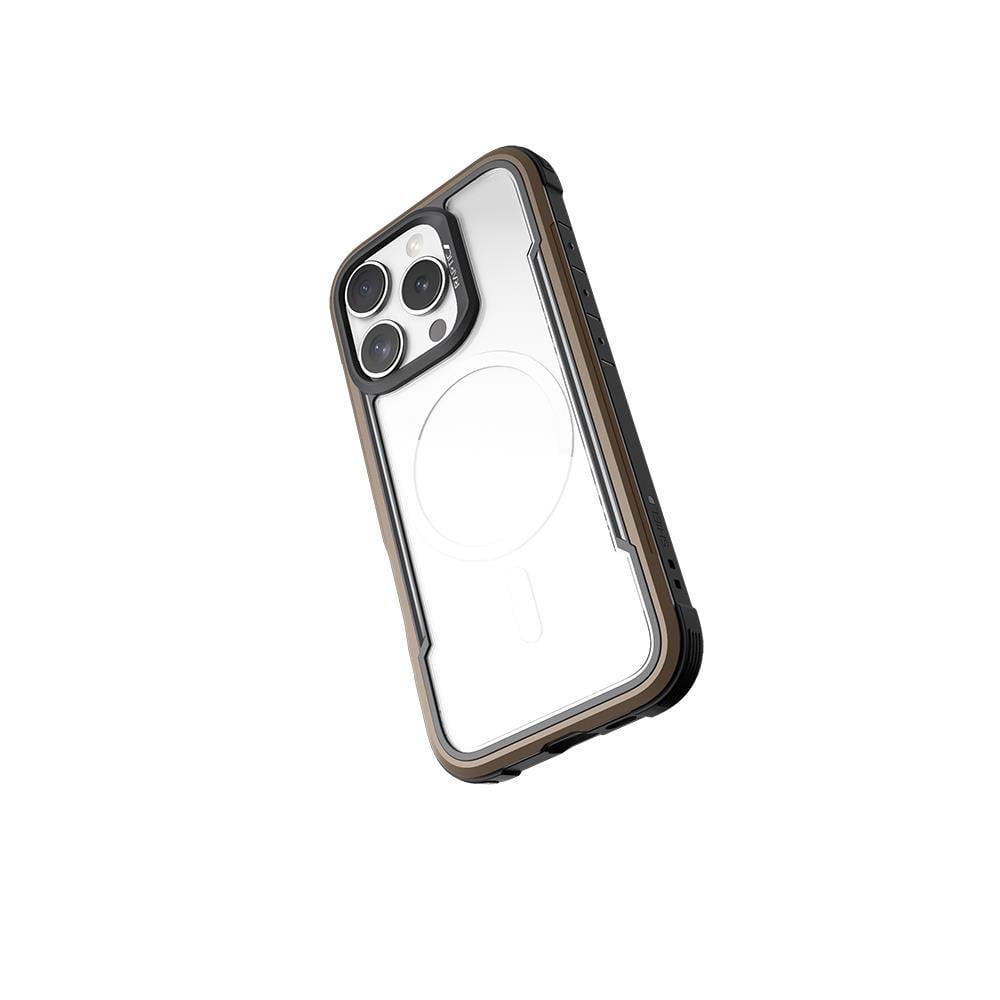 Apple iPhone 16 Pro Max Kılıf M-safe Şarj Özellikli Airbagli Raptic Shield Serisi Şeffaf Arka Yüzey Kapak