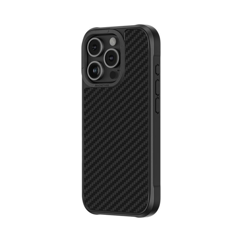 Apple iPhone 16 Pro Max Kılıf M-safe Şarj Özellikli 1500D Aramid Fiber Amazingthing Titan Max Serisi Kapak