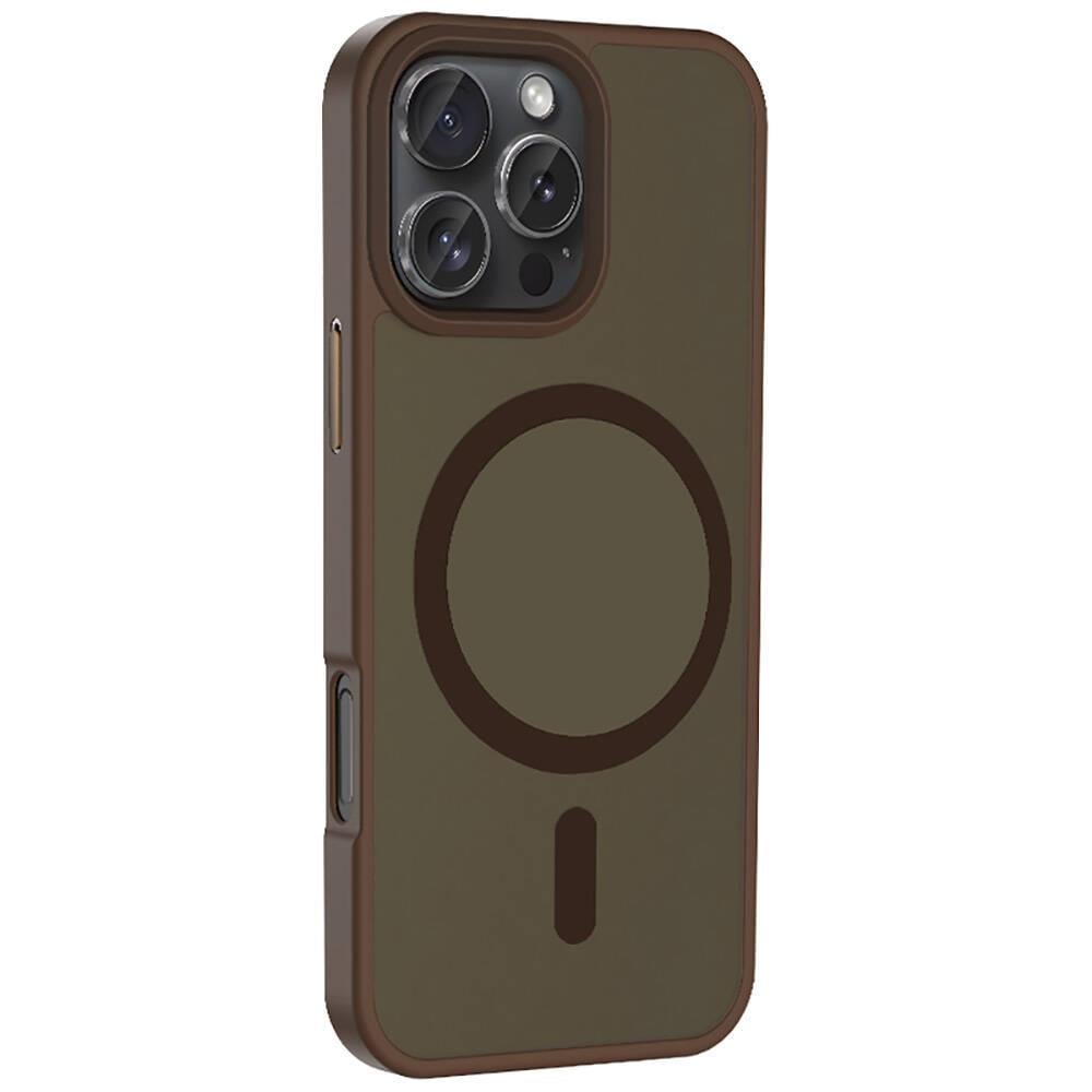 Apple iPhone 16 Pro Max Kılıf M-safe Şarj Özellikli Mat Arka Yüzey Zore Sio Kapak
