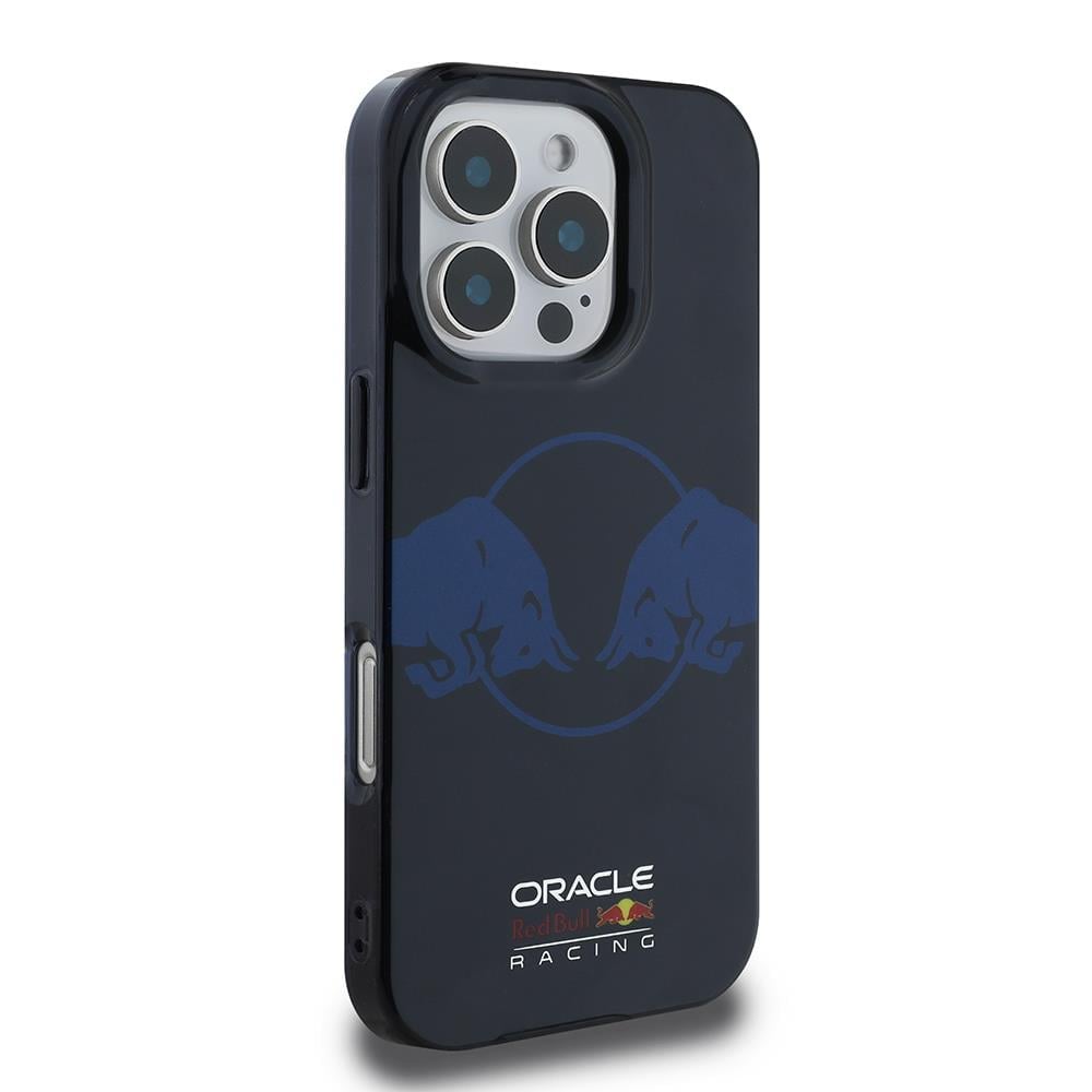 Apple iPhone 16 Pro Max Kılıf Redbull Orjinal Lisanslı M-safe Şarj Özellikli IML Çift Boğa Baskılı Sert PC  Kapak