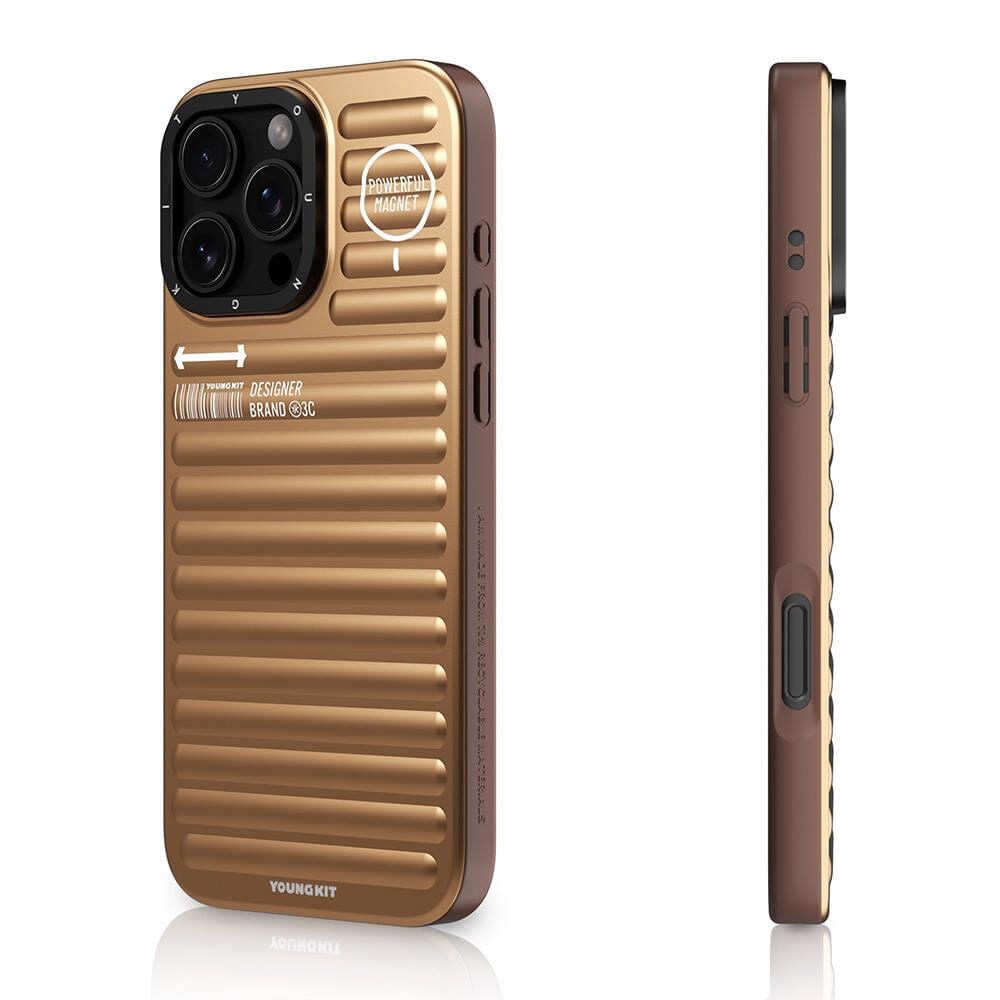 Apple iPhone 16 Pro Max M-safe Şarj Özellikli Kılıf Mat Renkli Tasarım Youngkit Original Serisi Kapak