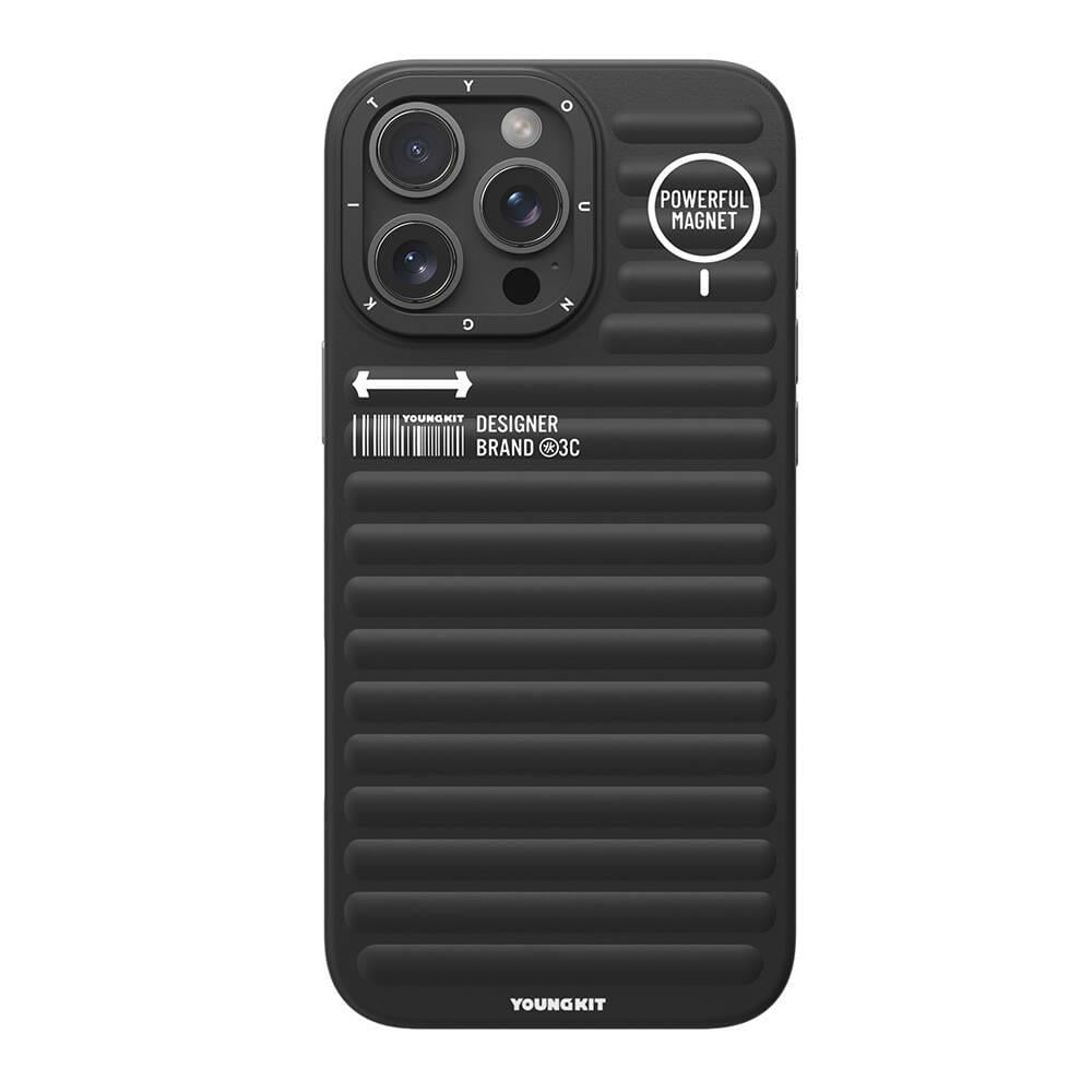 Apple iPhone 16 Pro Max M-safe Şarj Özellikli Kılıf Mat Renkli Tasarım Youngkit Original Serisi Kapak