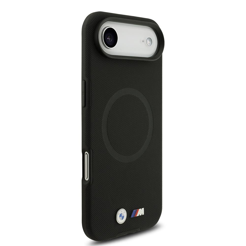 Apple iPhone 17 Air Kılıf BMW Orjinal Lisanslı M-safe Şarj Özellikli Metal Logolu Delikli M Dizayn Deri Kapak