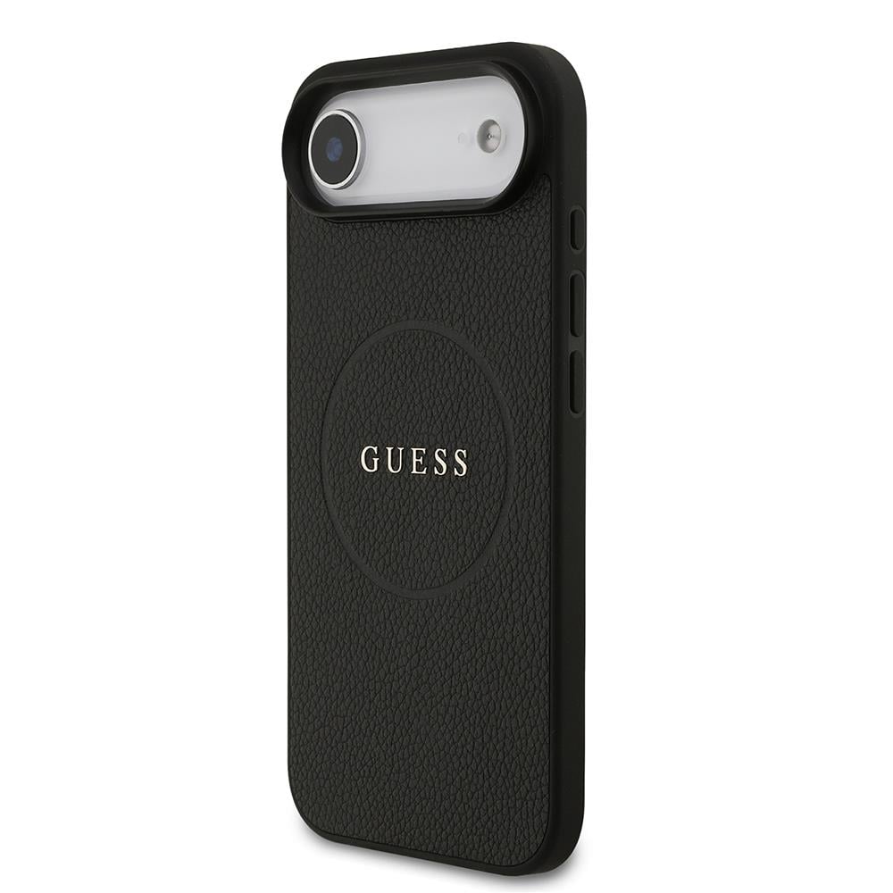 Apple iPhone 17 Air Kılıf Guess Orjinal Lisanslı M-safe Şarj Özellikli Yazı Logolu PU Deri Kapak