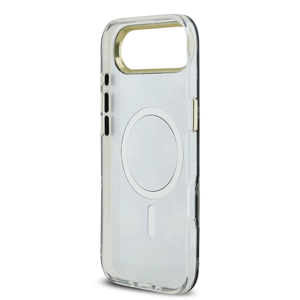 Apple iPhone 17 Air Kılıf Guess Orjinal Lisanslı Metal Kamera Çerçeveli Simli Aynalı Kapak