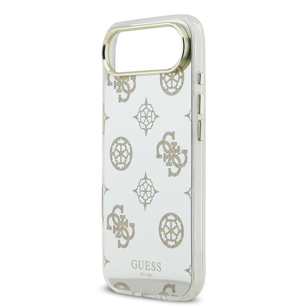 Apple iPhone 17 Air Kılıf Guess Orjinal Lisanslı Metal Kamera Çerçeveli Simli Aynalı Kapak