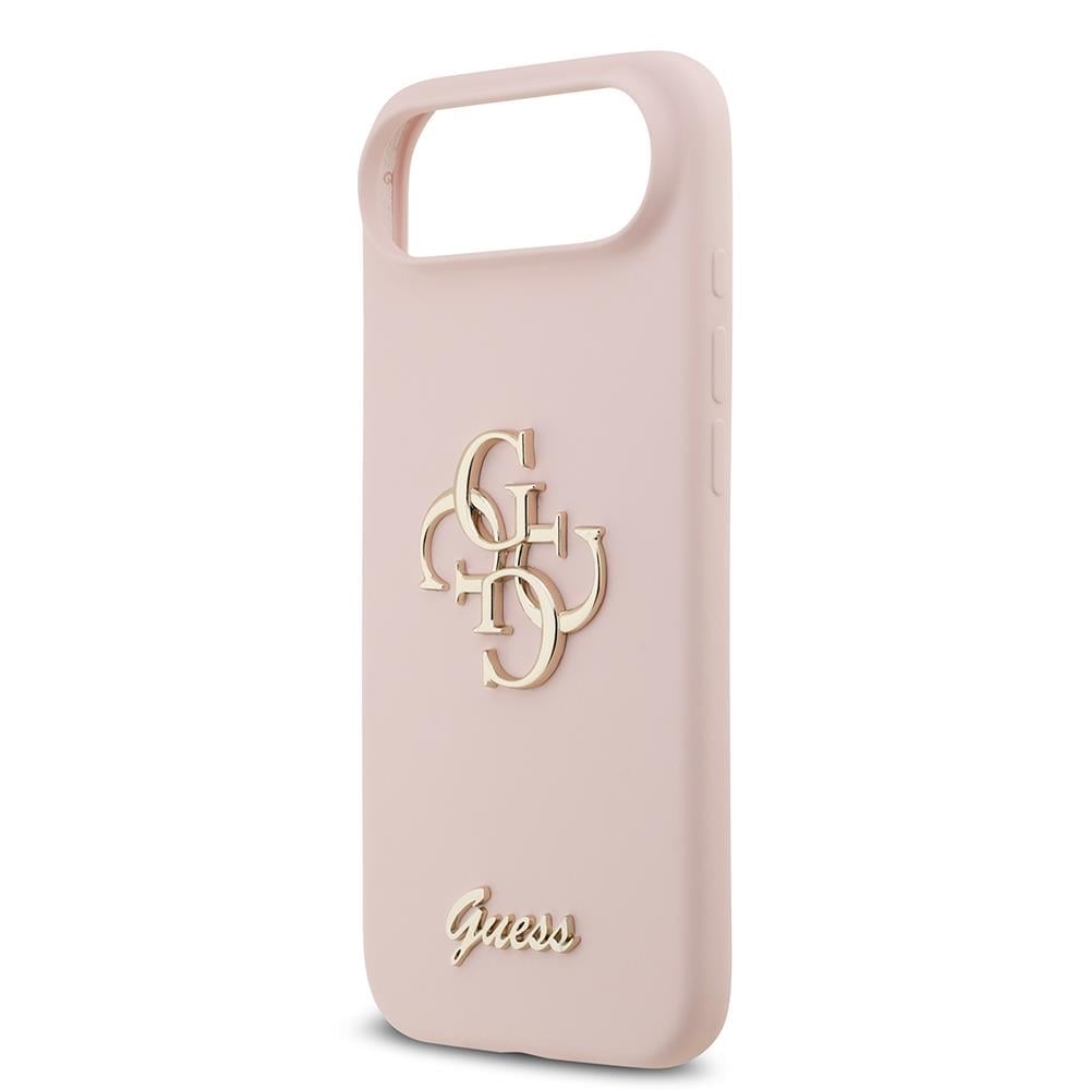 Apple iPhone 17 Air Kılıf Guess Orjinal Lisanslı Grained Yazı Logolu Kapak