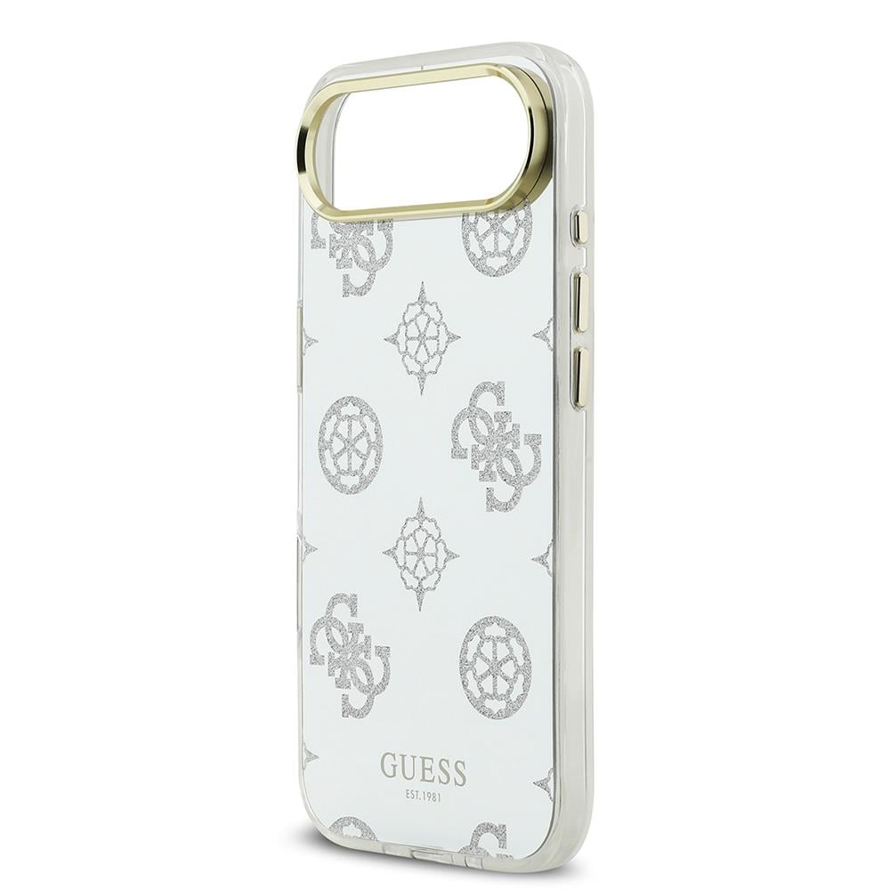 Apple iPhone 17 Air Kılıf Guess Orjinal Lisanslı Metal Kamera Çerçeveli Simli Aynalı Kapak